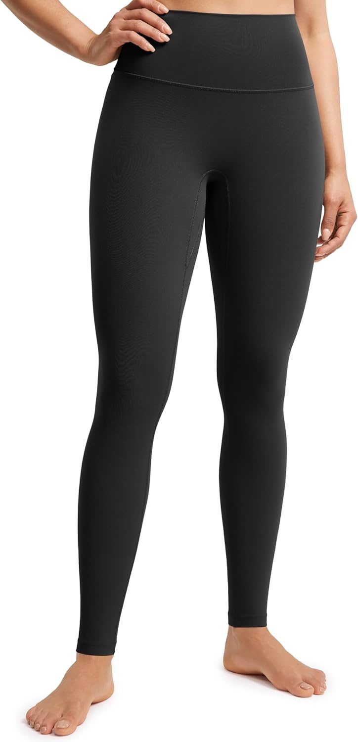 image:imageENERBLOOM No Front Seam Workout Leggings for Women 2528 Yoga Pants Athletic High Waisted Lounge Pilates Gym TightsBlack
