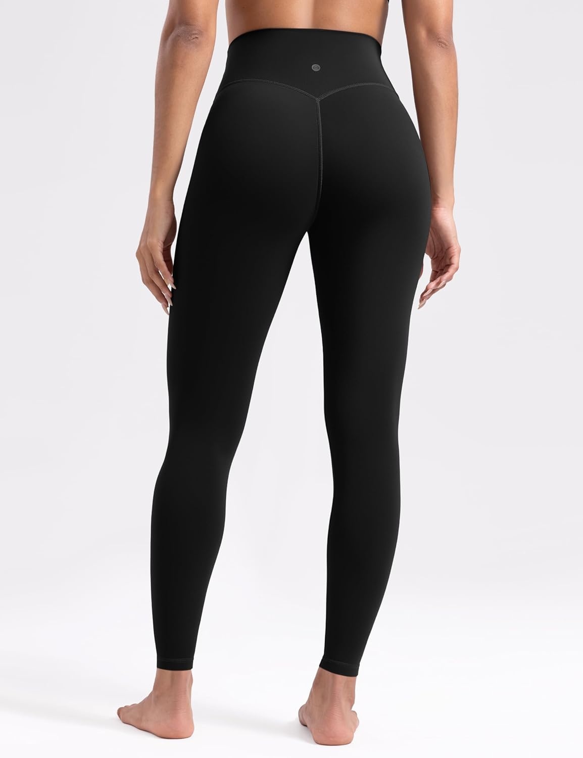 image:imageENERBLOOM Womens Workout Leggings Yoga Pants No Front Seam 2528 High Waisted Hidden Scrunch Butt Athletic Gym TightsBlack