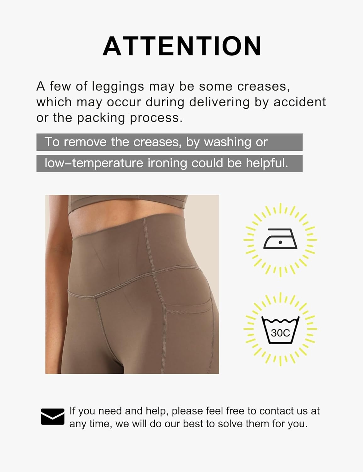 image:imageENERBLOOM Womens Workout Leggings with Pockets Yoga Pants 2528 High Waisted Athletic Tights Soft Gym Lounge ActivewearBlack