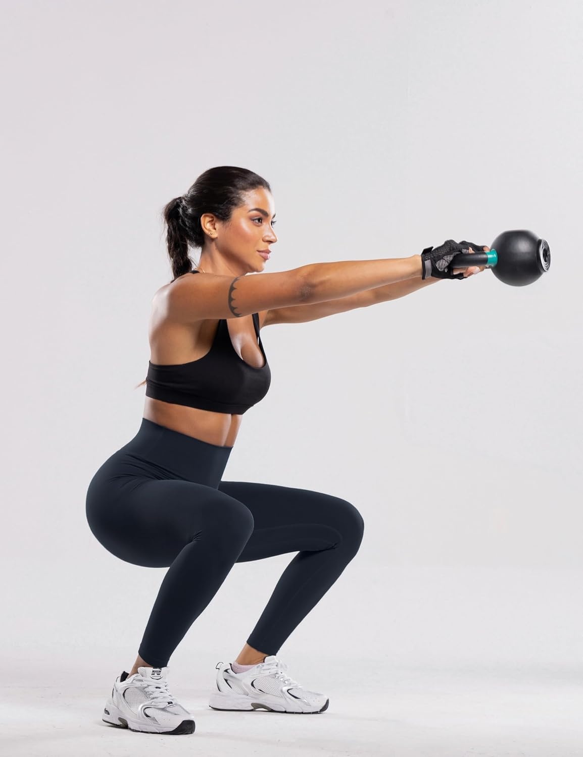 image:imageENERBLOOM Workout Leggings for Women Yoga Pants High Waisted Athletic Tights Silky Feel 21232528 Gym Activewear LoungeDark Navy