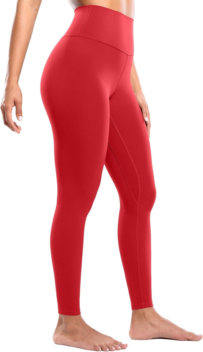 image:imageENERBLOOM Workout Leggings for Women Yoga Pants High Waisted Athletic Tights Silky Feel 21232528 Gym Activewear LoungeDeep Red