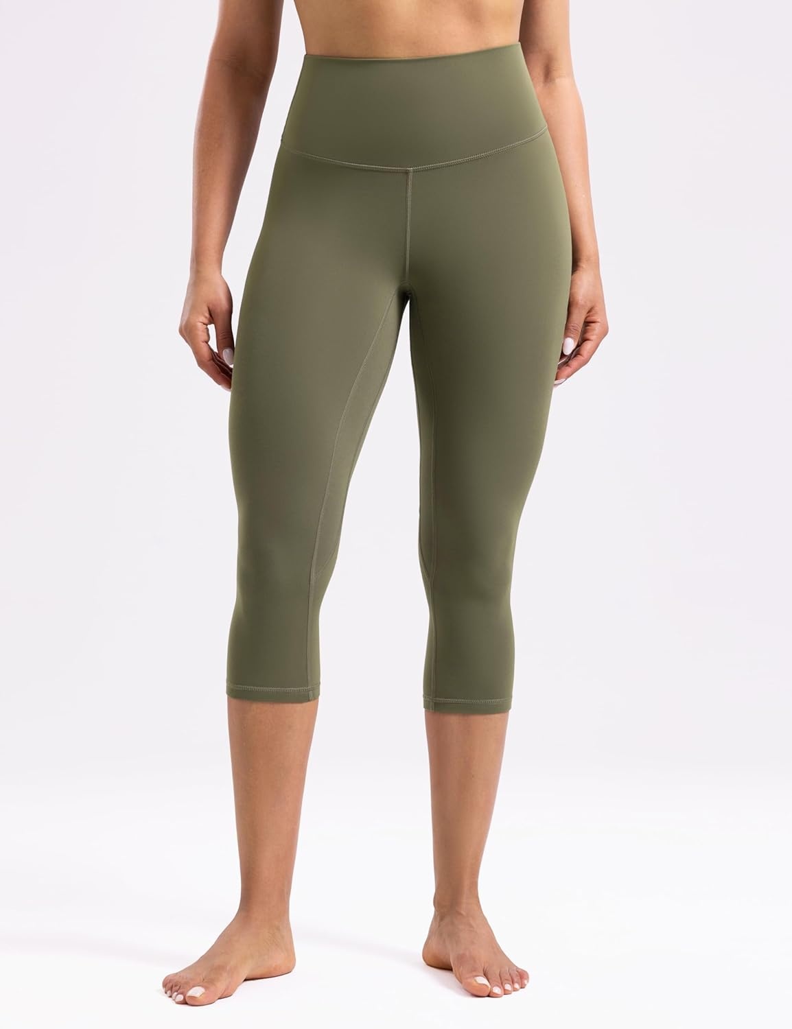 image:imageENERBLOOM Workout Leggings for Women Yoga Pants High Waisted Athletic Tights Silky Feel 21232528 Gym Activewear LoungeGreen