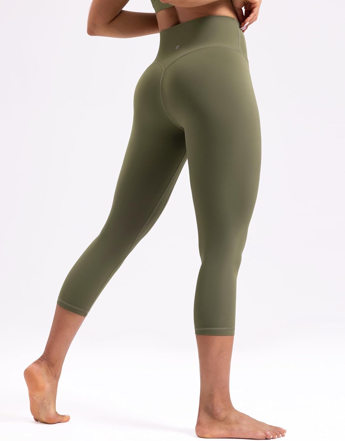 image:imageENERBLOOM Workout Leggings for Women Yoga Pants High Waisted Athletic Tights Silky Feel 21232528 Gym Activewear LoungeGreen