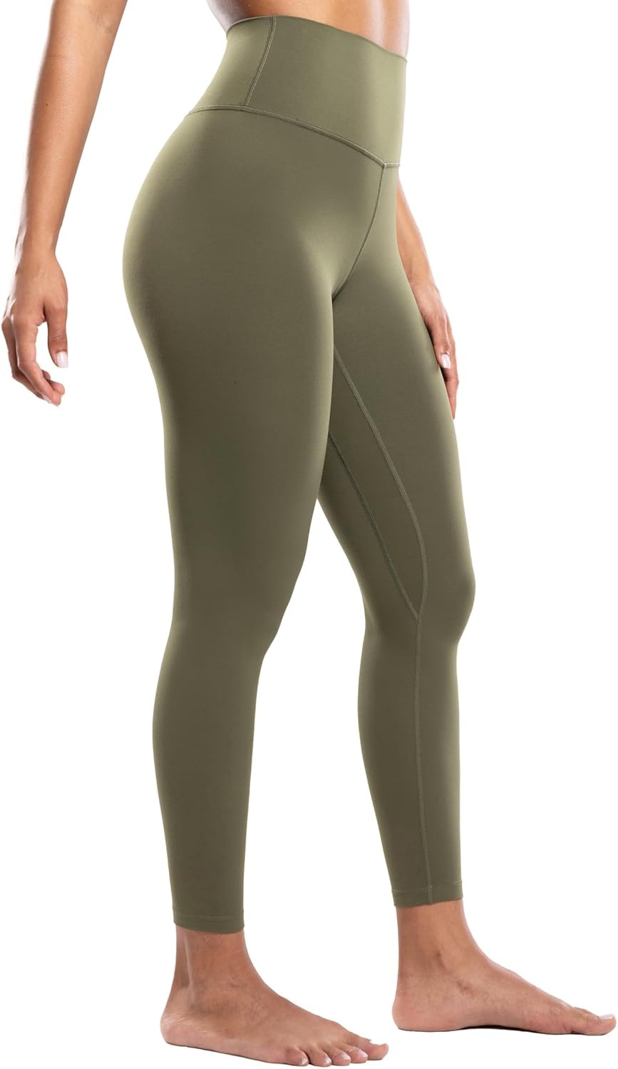 image:imageENERBLOOM Workout Leggings for Women Yoga Pants High Waisted Athletic Tights Silky Feel 21232528 Gym Activewear LoungeGreen