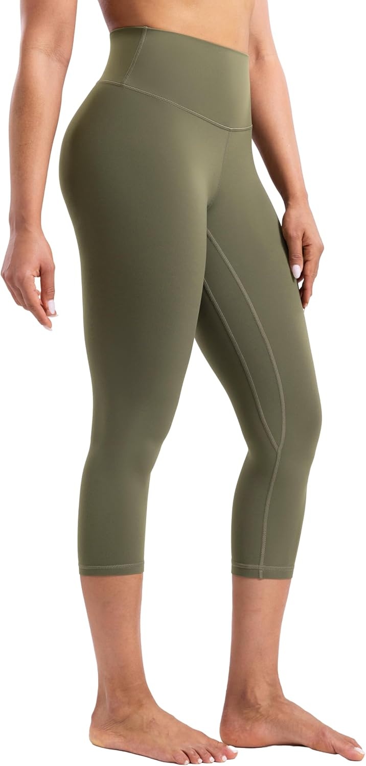 image:imageENERBLOOM Workout Leggings for Women Yoga Pants High Waisted Athletic Tights Silky Feel 21232528 Gym Activewear LoungeGreen