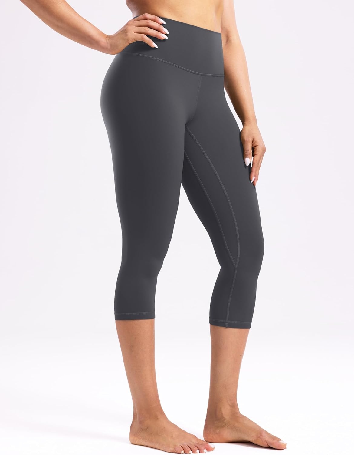 image:imageENERBLOOM Workout Leggings for Women Yoga Pants High Waisted Athletic Tights Silky Feel 21232528 Gym Activewear LoungeGrey
