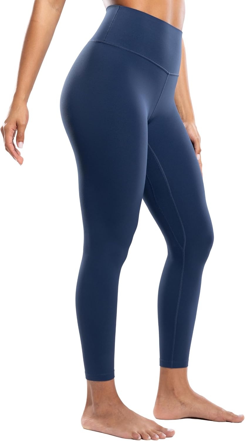 image:imageENERBLOOM Workout Leggings for Women Yoga Pants High Waisted Athletic Tights Silky Feel 21232528 Gym Activewear LoungeNavy Blue