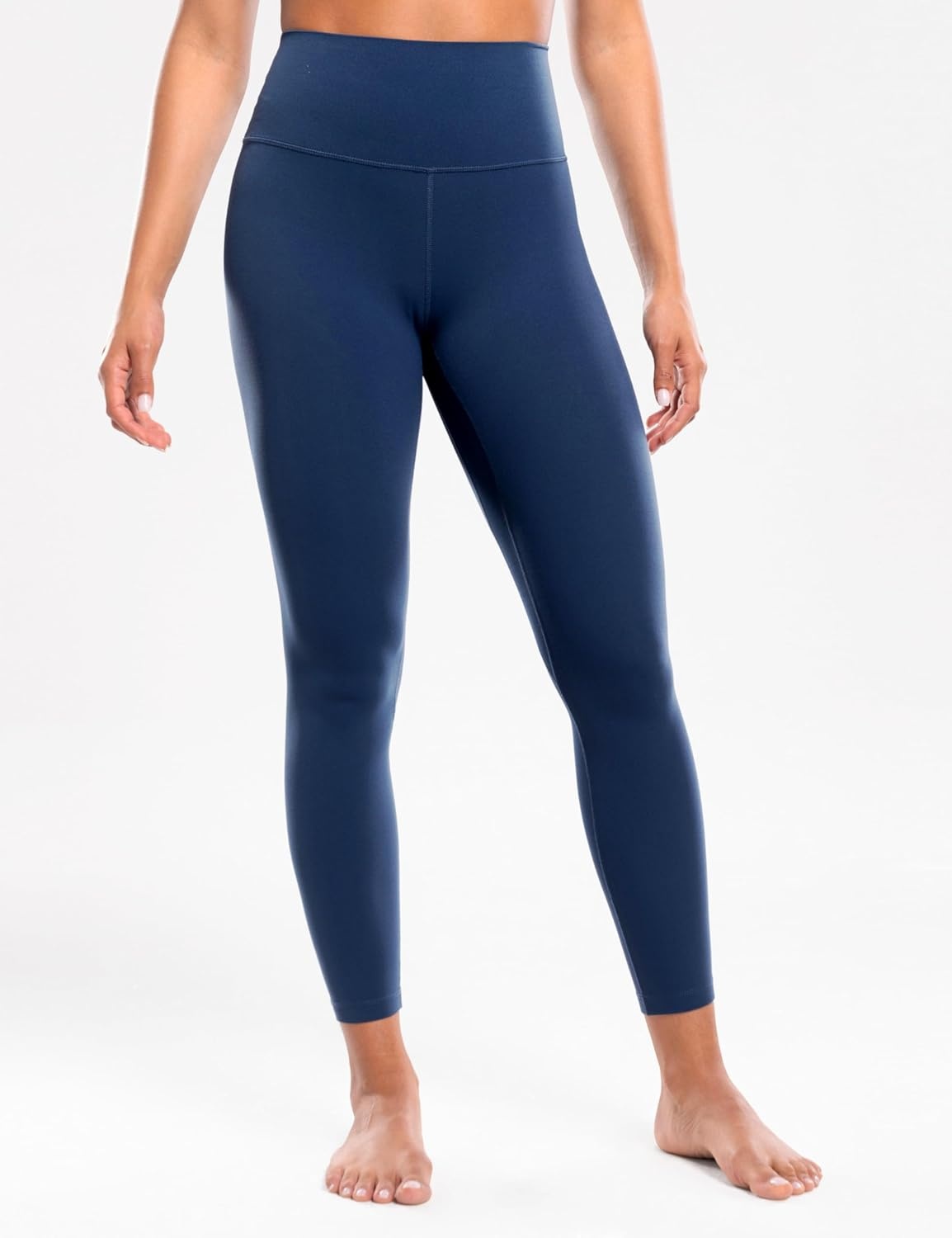 image:imageENERBLOOM Workout Leggings for Women Yoga Pants High Waisted Athletic Tights Silky Feel 21232528 Gym Activewear LoungeNavy Blue