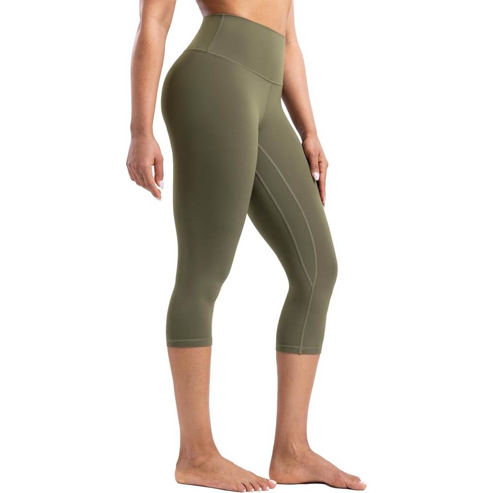 image:imageENERBLOOM Workout Leggings for Women Yoga Pants High Waisted Athletic Tights Silky Feel 21232528 Gym Activewear LoungeGreen