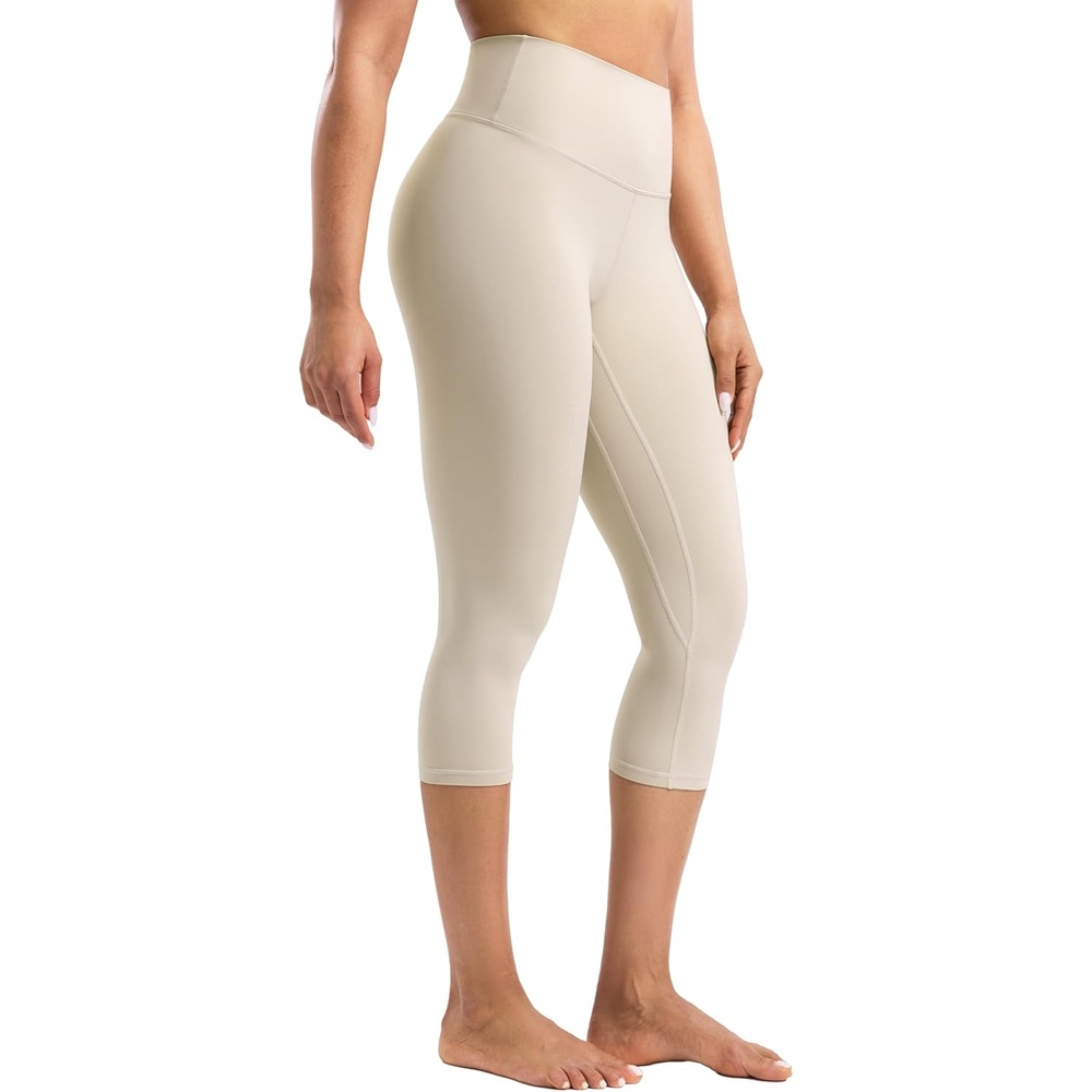 image:imageENERBLOOM Workout Leggings for Women Yoga Pants High Waisted Athletic Tights Silky Feel 21232528 Gym Activewear LoungeKhaki