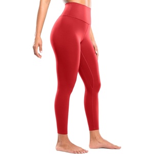 image:imageENERBLOOM Workout Leggings for Women Yoga Pants High Waisted Athletic Tights Silky Feel 21232528 Gym Activewear LoungeDeep Red
