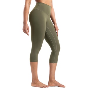 image:imageENERBLOOM Workout Leggings for Women Yoga Pants High Waisted Athletic Tights Silky Feel 21232528 Gym Activewear LoungeGreen
