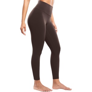 image:imageENERBLOOM Workout Leggings for Women Yoga Pants High Waisted Athletic Tights Silky Feel 21232528 Gym Activewear LoungeHot Fudge Brown
