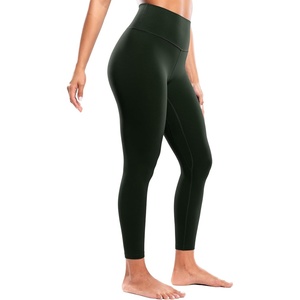 image:imageENERBLOOM Workout Leggings for Women Yoga Pants High Waisted Athletic Tights Silky Feel 21232528 Gym Activewear LoungeLegend Green